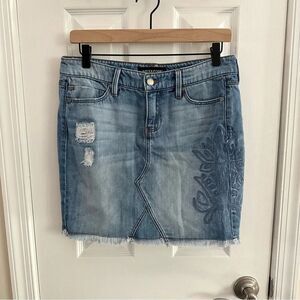 Liverpool Embroidered Denim Skirts Women’s Size 2